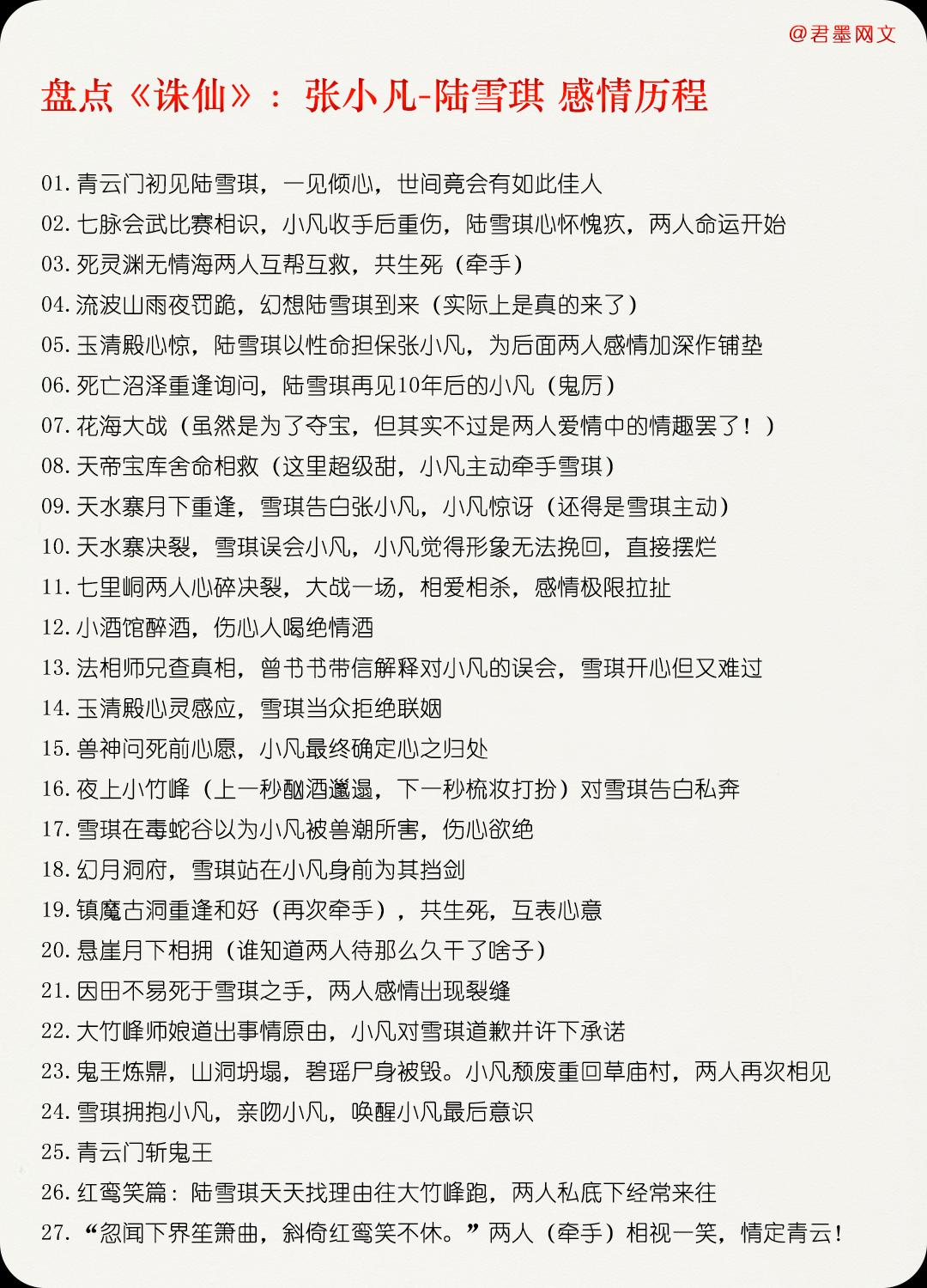 小说 小说推荐 诛仙 张小凡 陆雪琪
