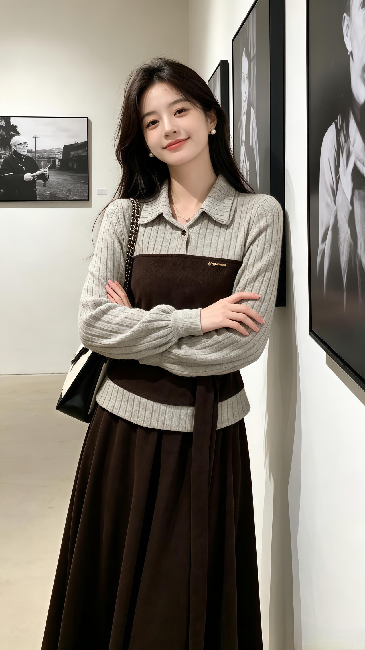 时尚穿搭即审美秋季穿搭气质穿搭大码女装