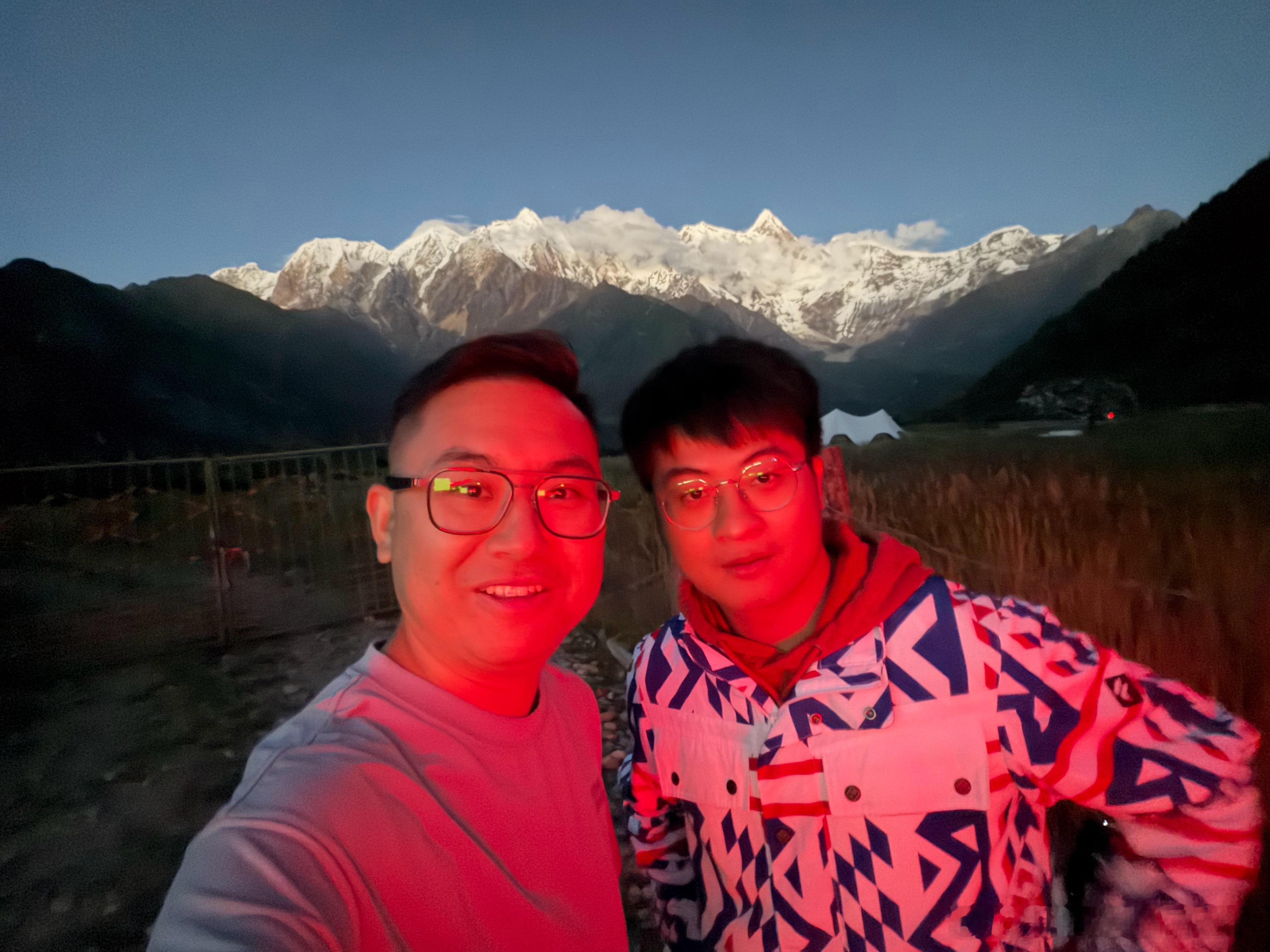 汇合了，南迦巴瓦看到了，好起来了​​​