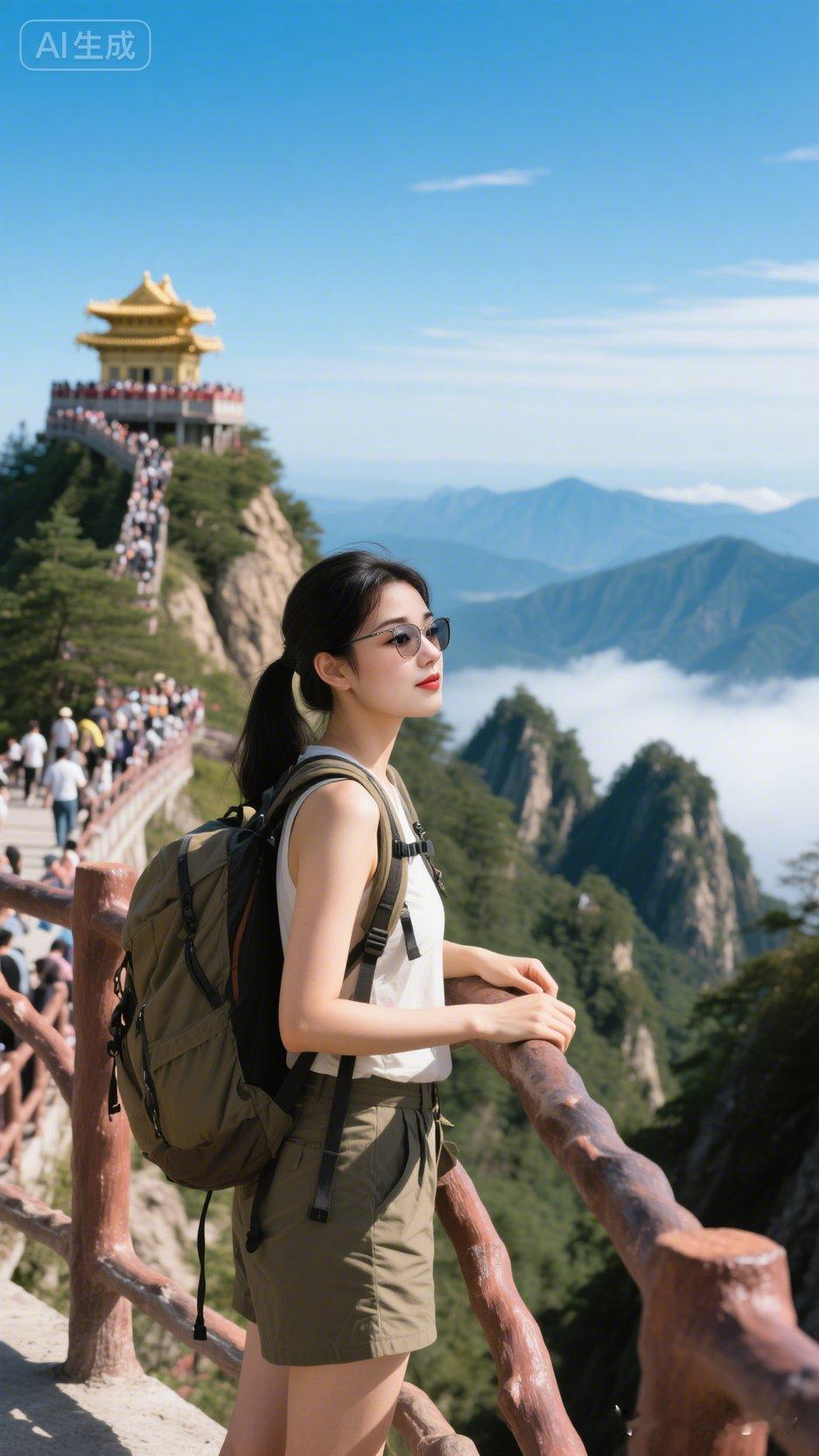 背着行囊，踏上山巅，遇见最美的风景！🏔️🎒