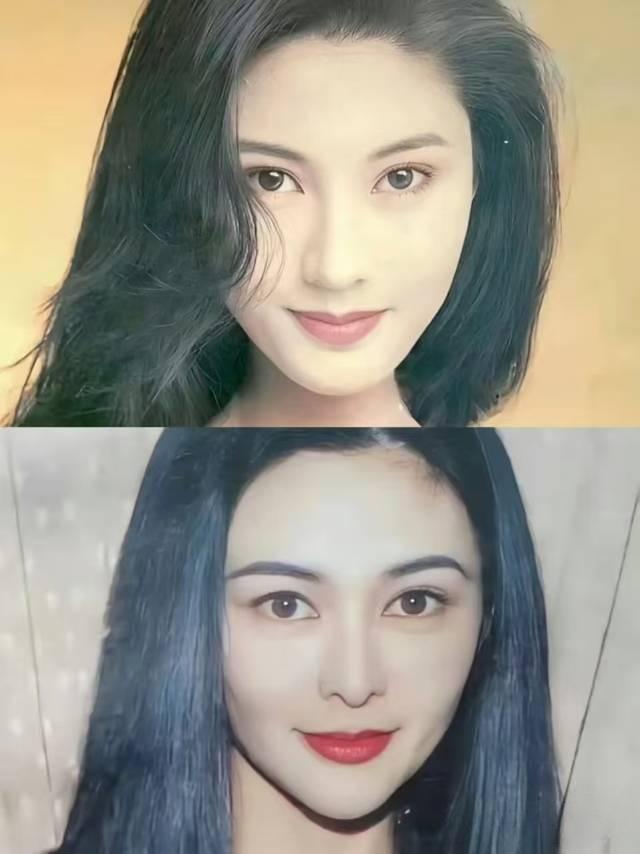 她俩像在眉眼为啥一个美的贵气，一个美的冷艳好喜欢她俩的眼睛，很气质的港风美人味