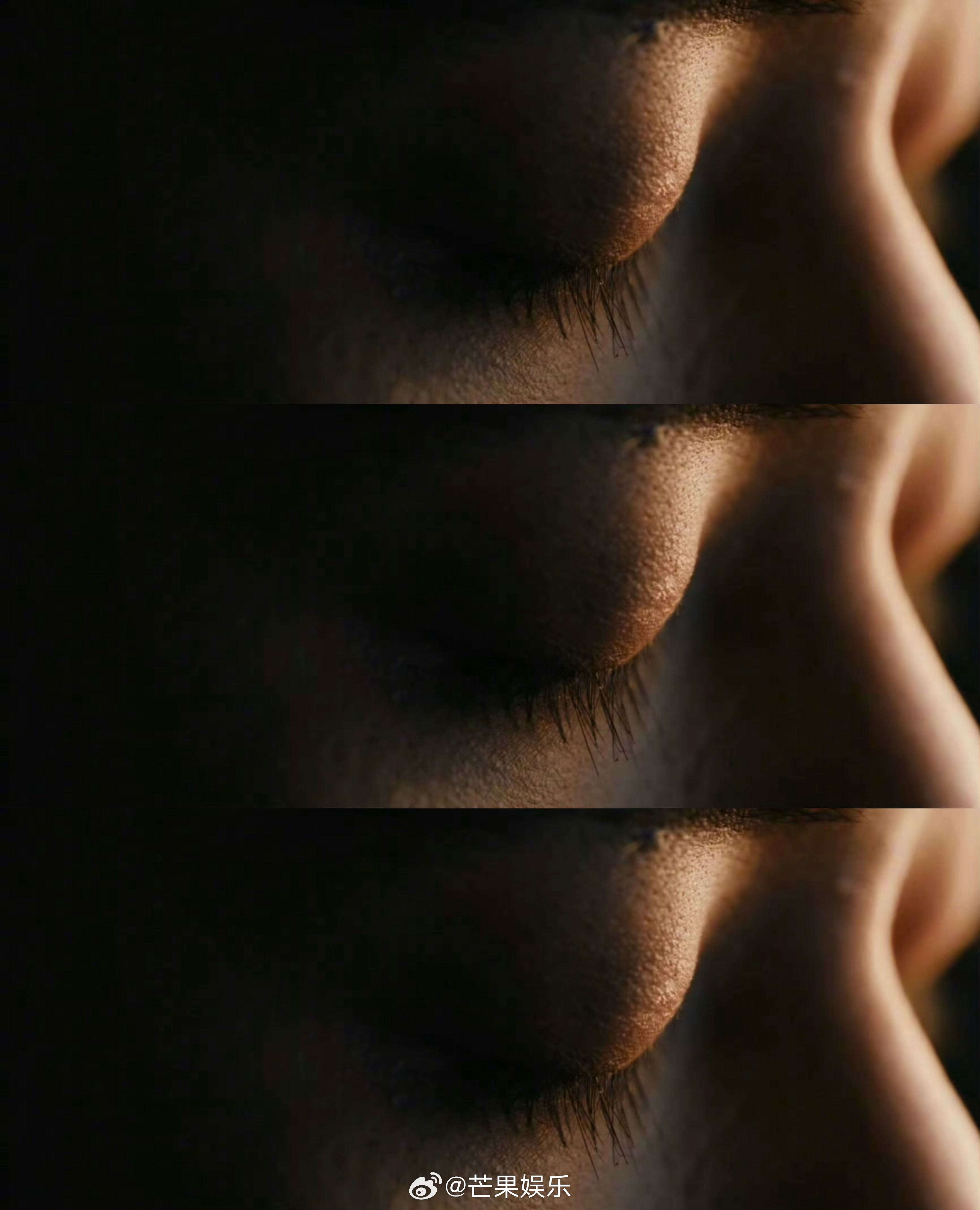 郭敬明发了邓为眼部特写郭敬明分享邓为照片，好美好明亮的眼睛啊