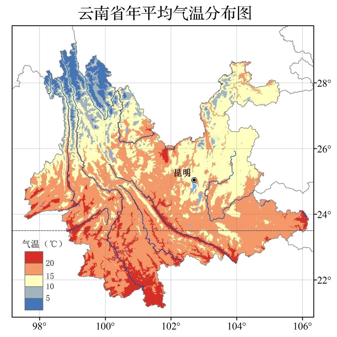 气候确实是昆明硬核的底牌，年均温15℃上下，四季如春不是虚名，滇池、西山、抚仙湖
