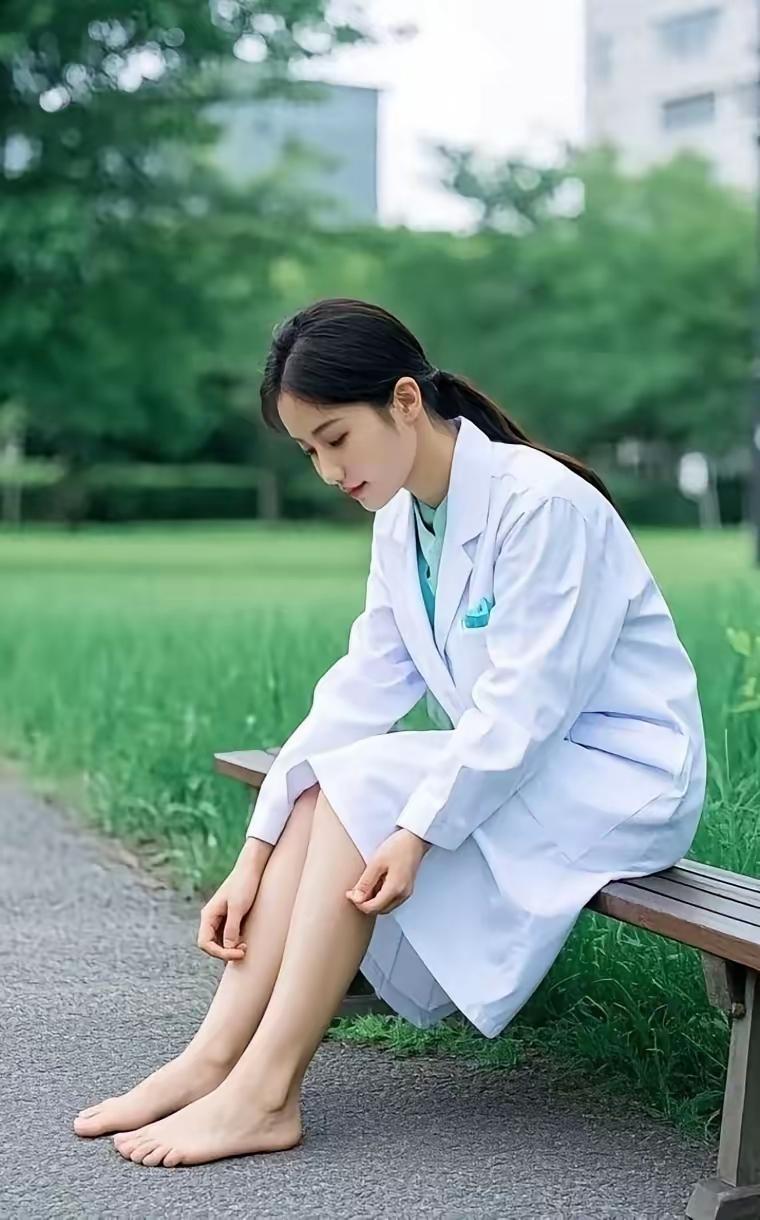 白衣飘飘，绿意盎然。