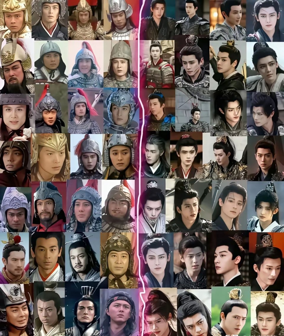 快闭嘴吧！别再只盯着张凌赫，喊“粉底液将军”了。看看下面这张图，哪个不是细皮嫩肉