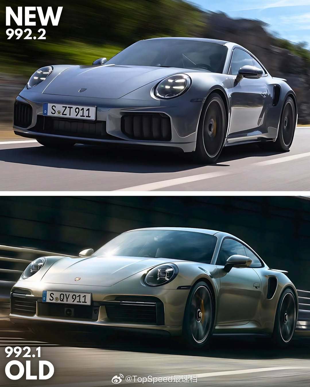 保时捷992.2TurboS和992.1有哪些不一样？992.1使用3.7升