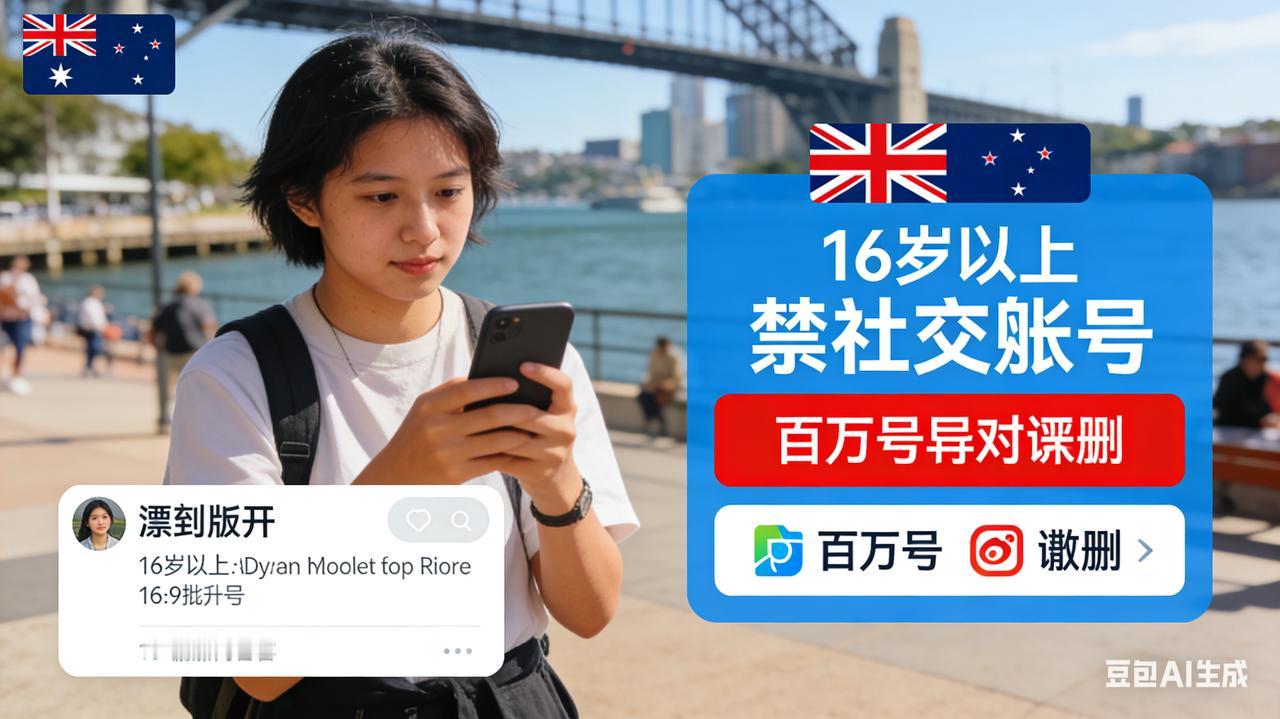 澳16岁以下禁开社交账号！百万账号将被删一边是青少年抱着手机刷到深夜的沉迷