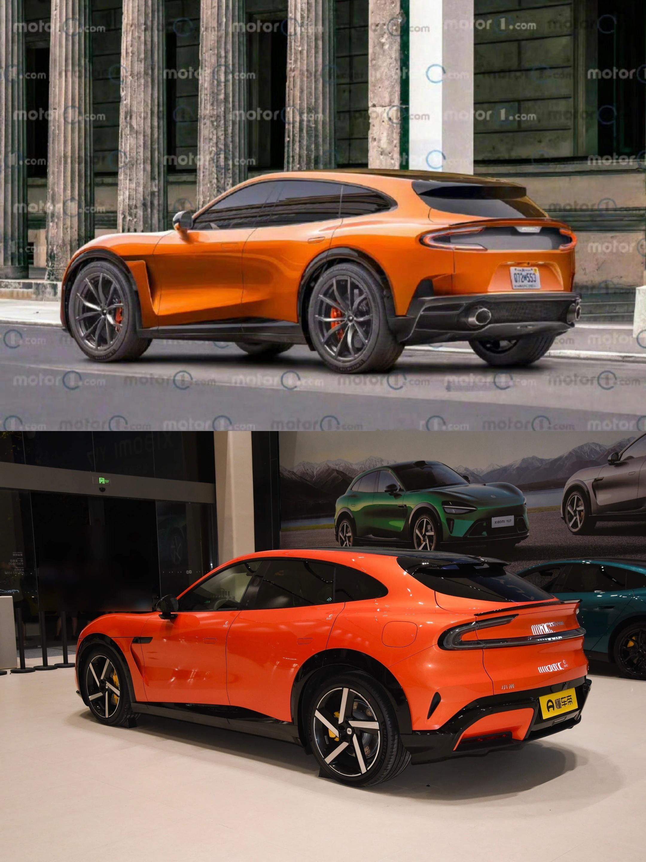 如果你非要说小米yu7抄袭法拉利，那么就得承认迈凯伦suv抄袭小米，法拉利抄袭丰