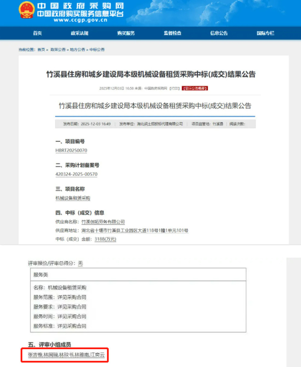 政府采购与书法比赛共用人名, 偷懒式造假刷新下限