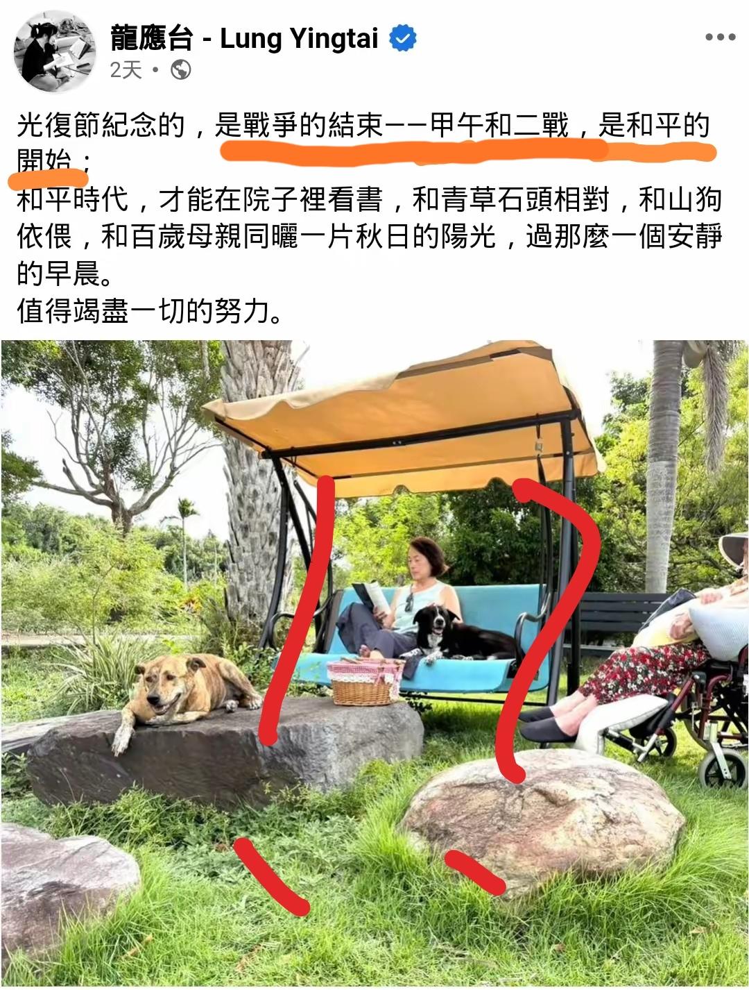 龙应台，如今已经彻底“汉奸化”了吗？这种语焉不详，她想表达什么？🤮——当