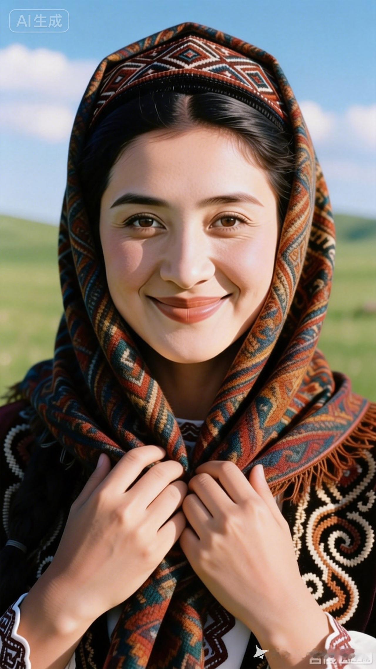 草原上的微笑，民族风情的温暖拥抱！