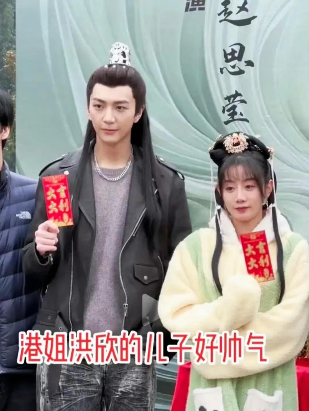 洪欣儿子开始拍戏了？这颜值有点尴尬