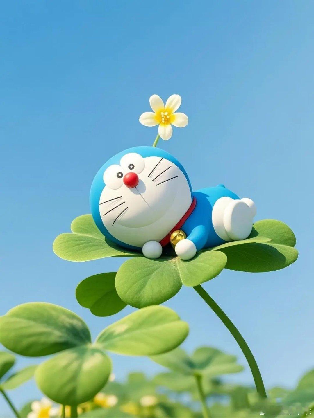 哆啦A梦悠闲自在治愈动漫头像...🍀🌼☘️​​​