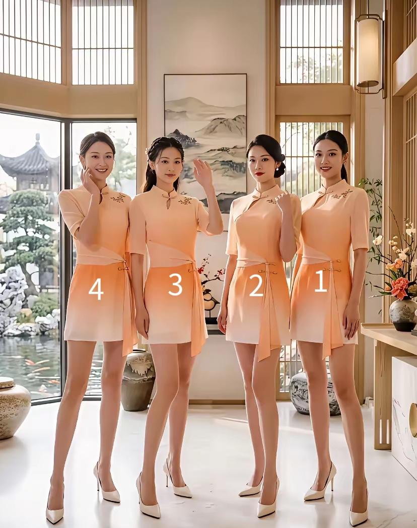 不得不说，4号竟然最漂亮。