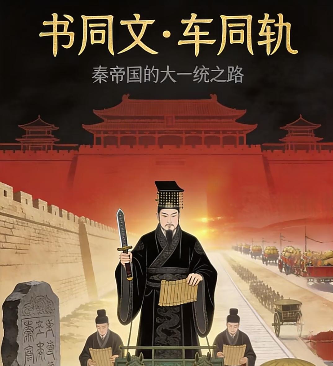 秦国从起家到秦朝灭亡舜帝赐赢姓…车同轨书同文统一度量衡统一货币，
