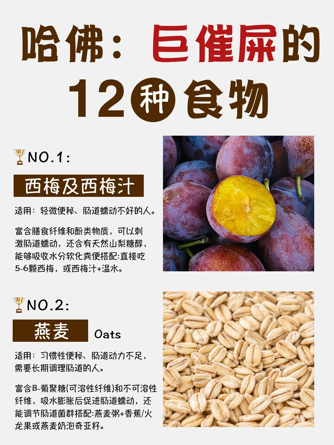 全球催屎的12种食物榜单✅收藏