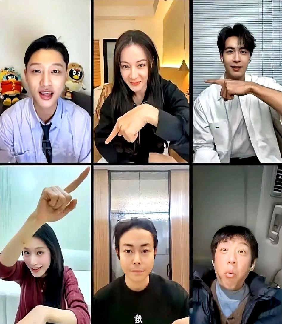 枭起青壤直播被张俪可爱到了剧组直播聊冲浪达人，多数人指热巴，唯独热巴选张俪，