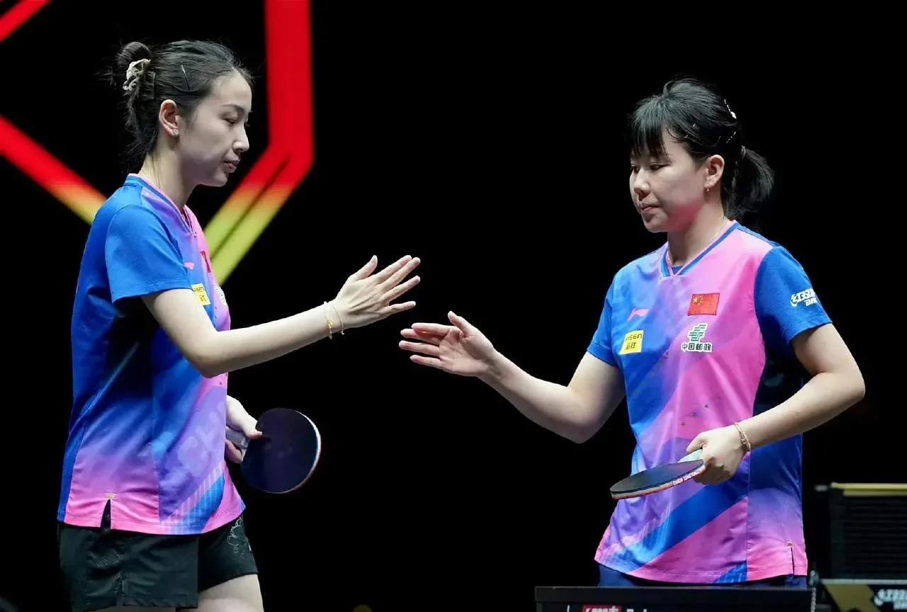 1、没想到：女双1/16决赛，国乒“同钱”组合，世界排名第4的陈幸同/钱天一，2