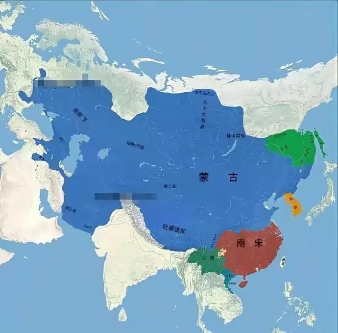南宋面对面积大出数倍的蒙古帝国，只剩下大理在作伴！大理国是937年建立，1254