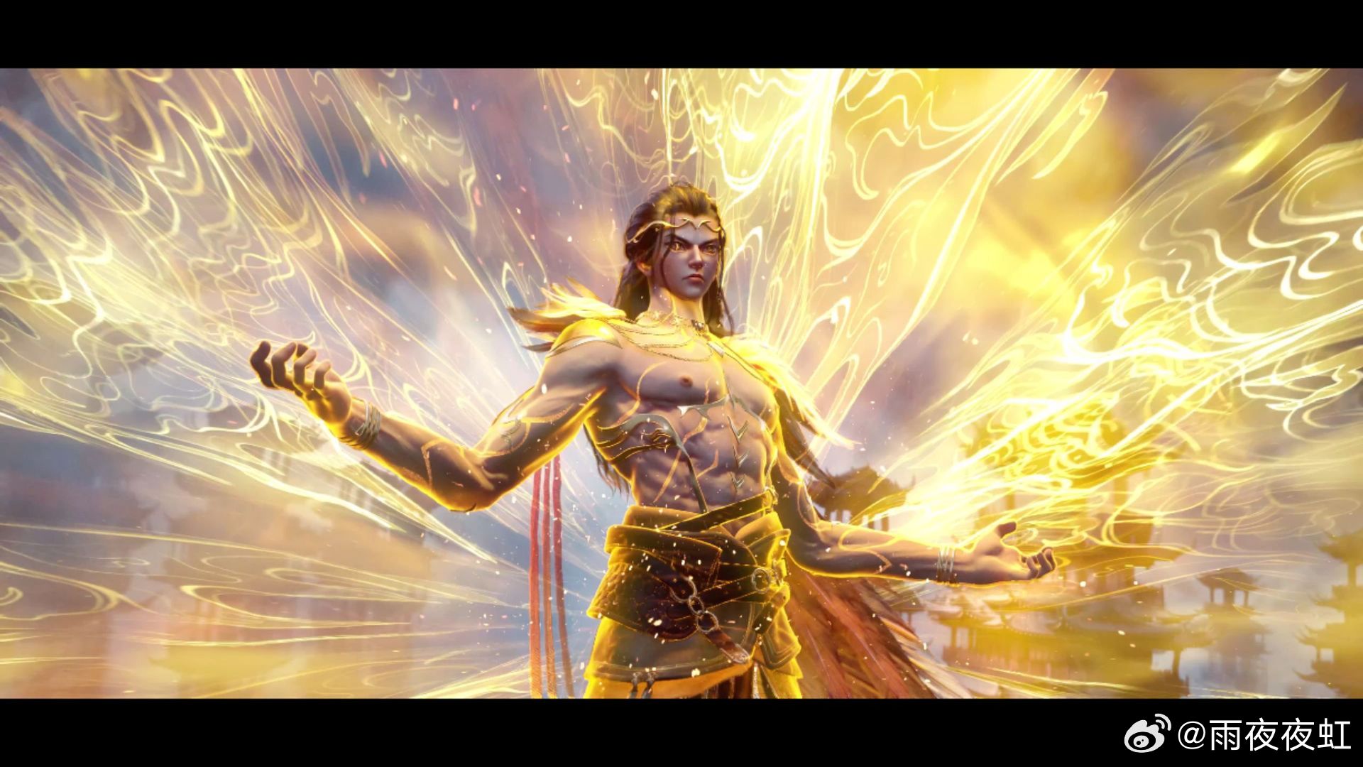 国漫水墨打戏最神的一集这集把国风水墨的写意和近身打戏的写实结合到了极致。慢镜头下