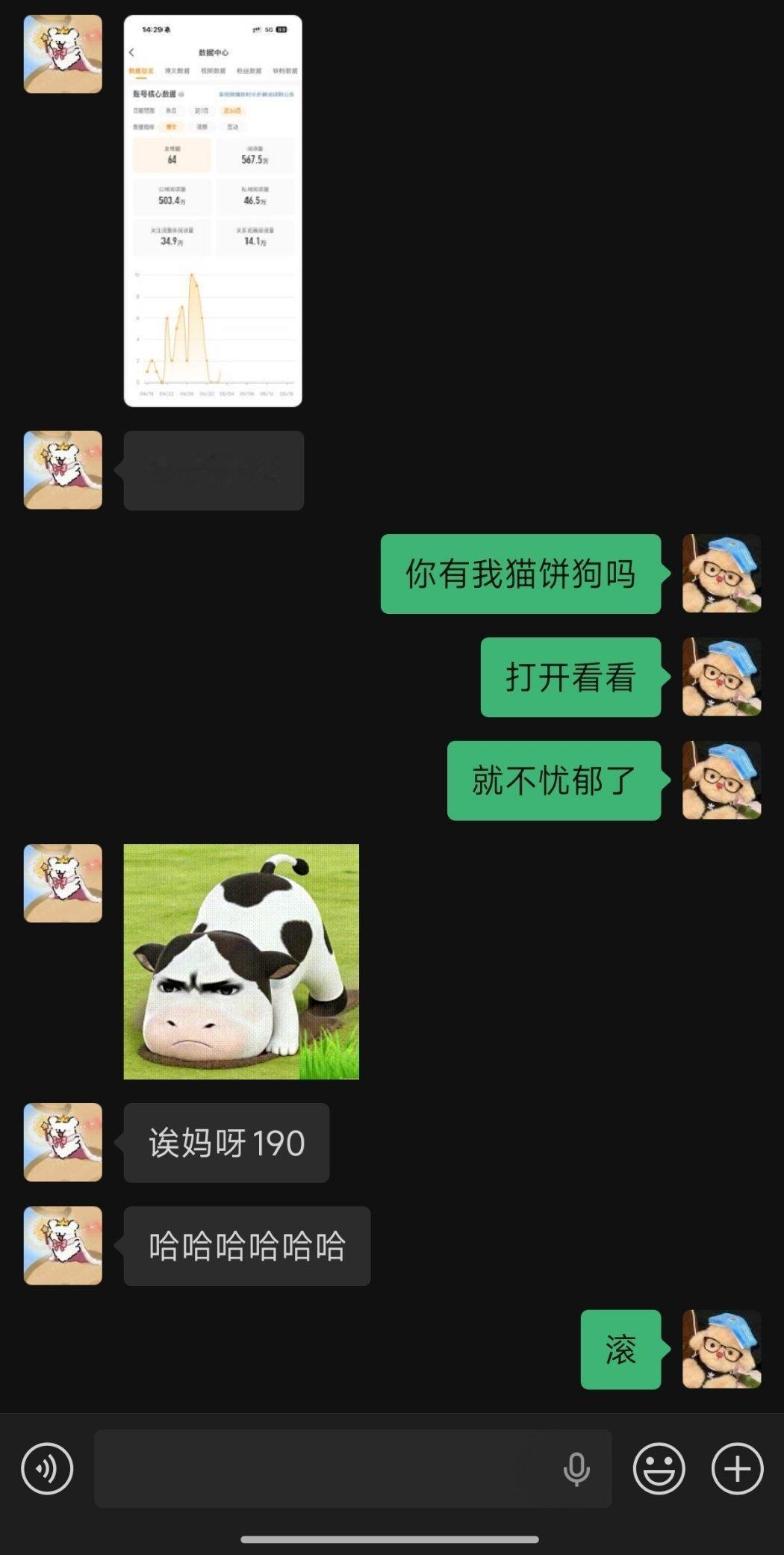 看完猫饼狗子就不忧郁了