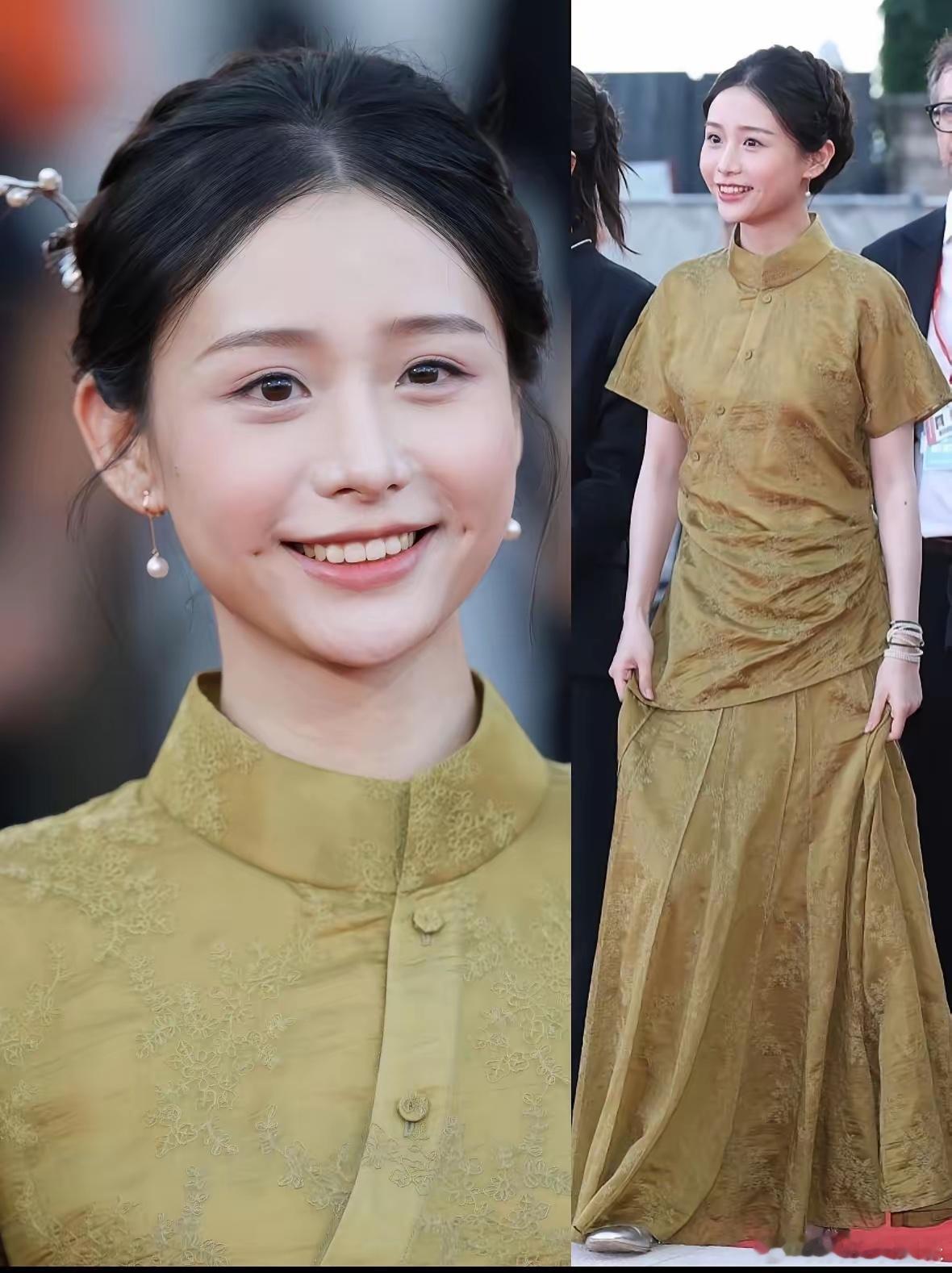 我问我婆婆:“王晓慧参加活动，为啥不选礼服，要穿这么一身衣服?我婆婆白了我一眼，
