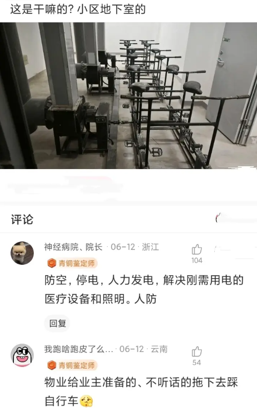 这是干吗用的？小区地下室的