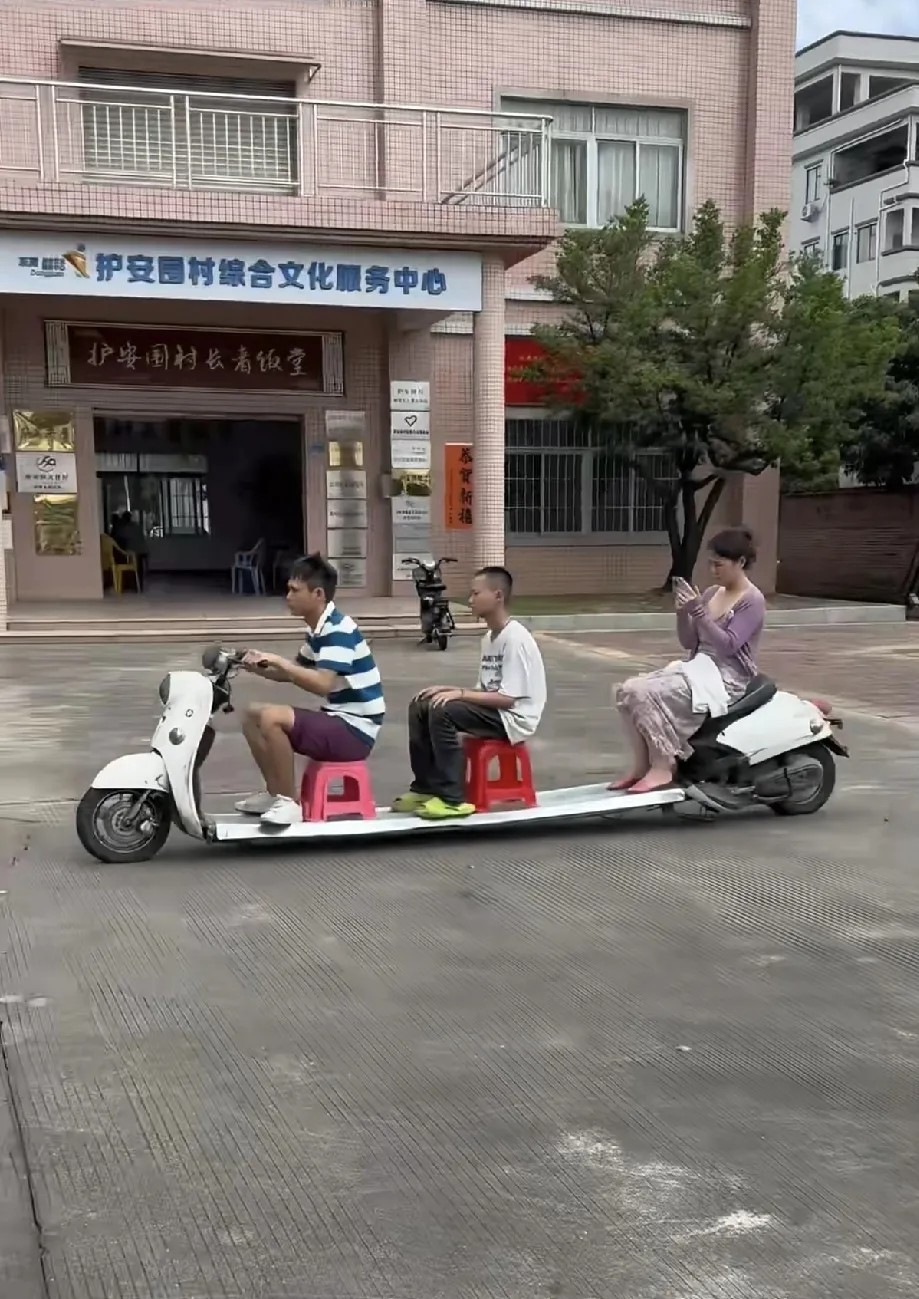 人才，摩托车这样改装能上路吗？没人管吗？