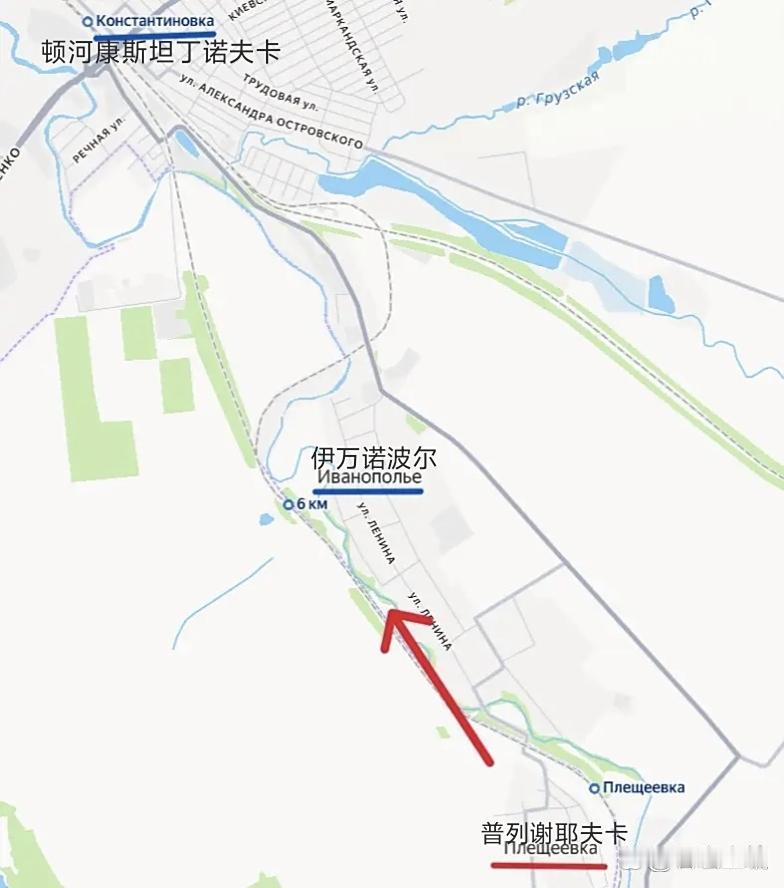 俄军南部集群部队占领了顿河康斯坦丁诺夫卡东南、克莱班-比克东北方的普列谢耶夫卡,