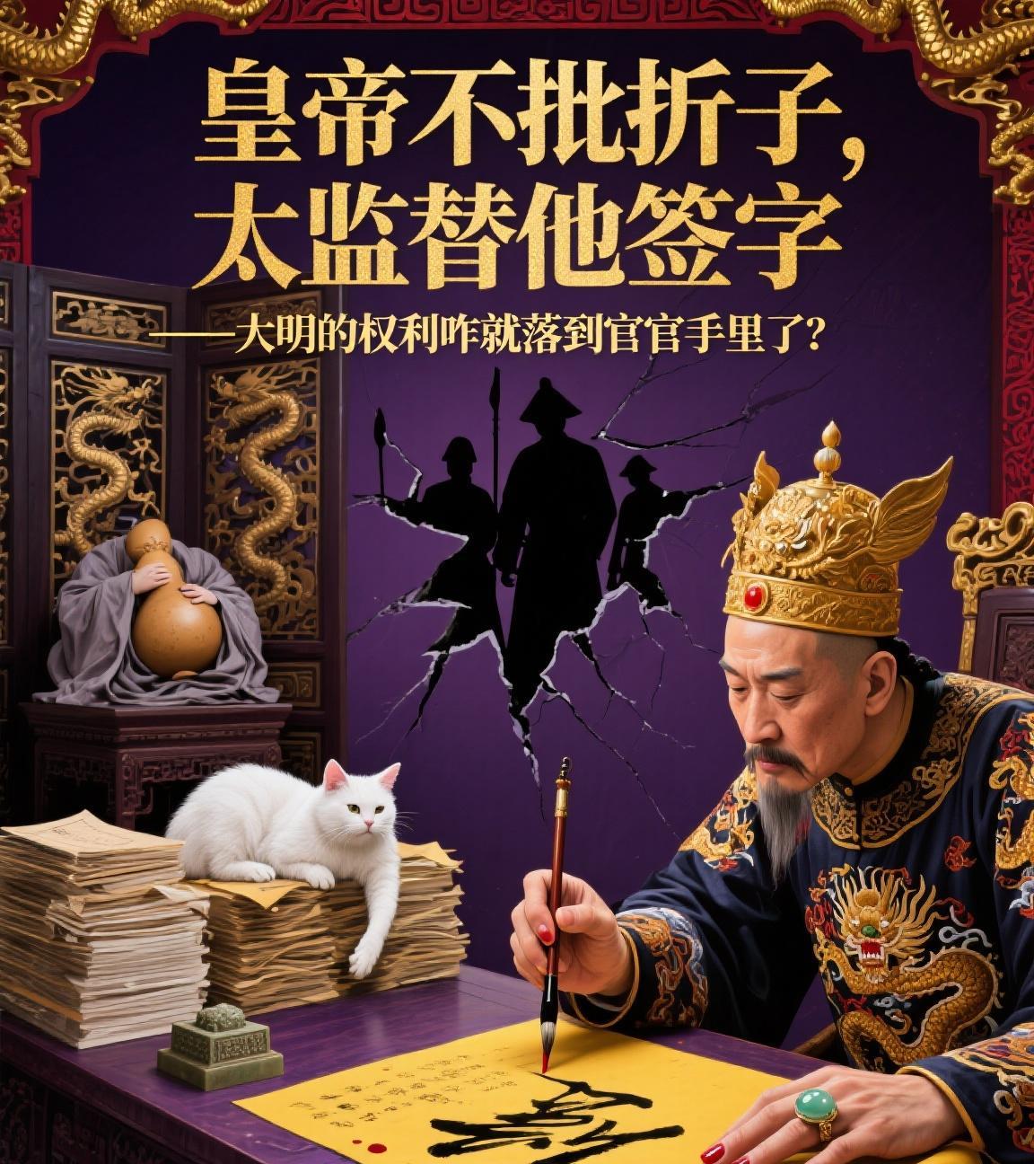 皇帝不批折子，太监替他签字——大明的权利咋就落到宦官手里了？刷《大明王朝156