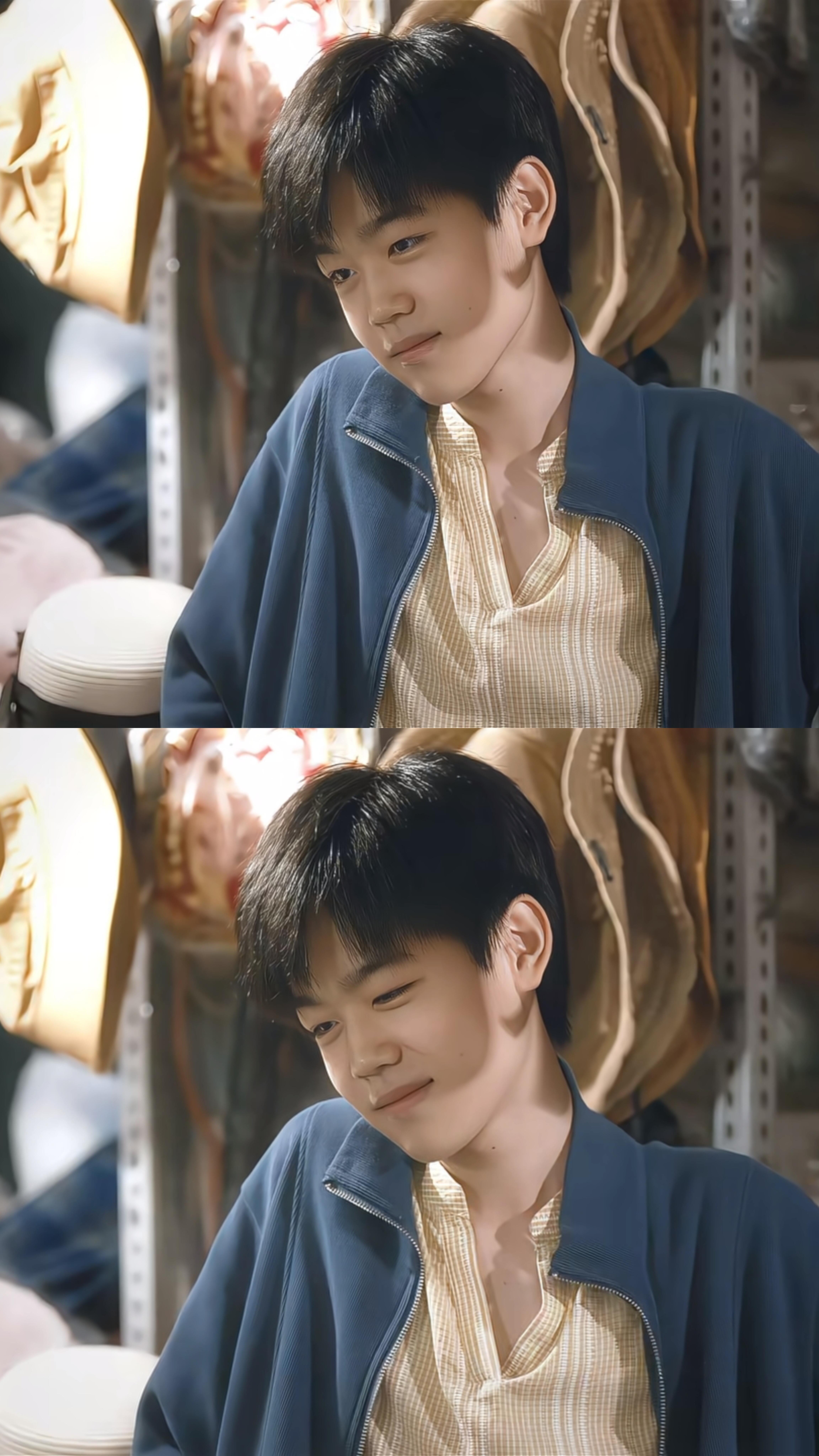 为何这身有种少年长工感