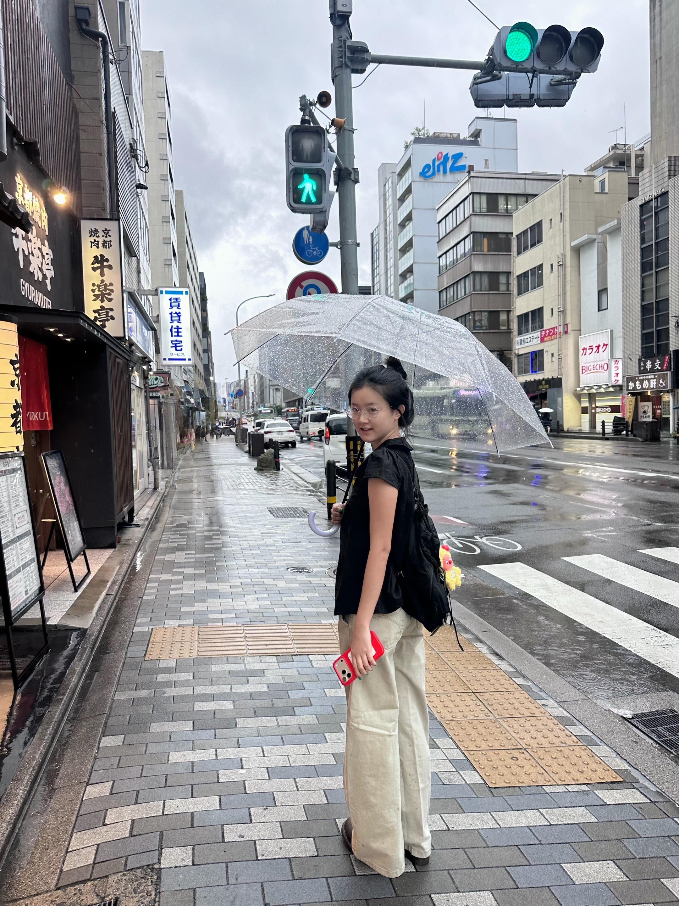 下雨天的京都