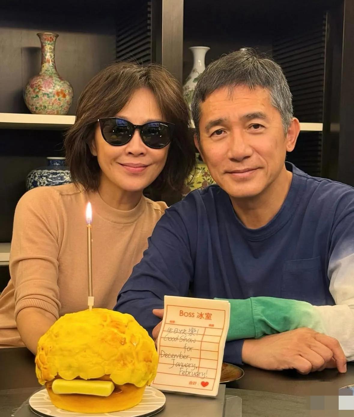 梁朝伟在两亿豪宅庆生，守着身边这样一个女人，的的确确一点也不值当，就算是家大业大