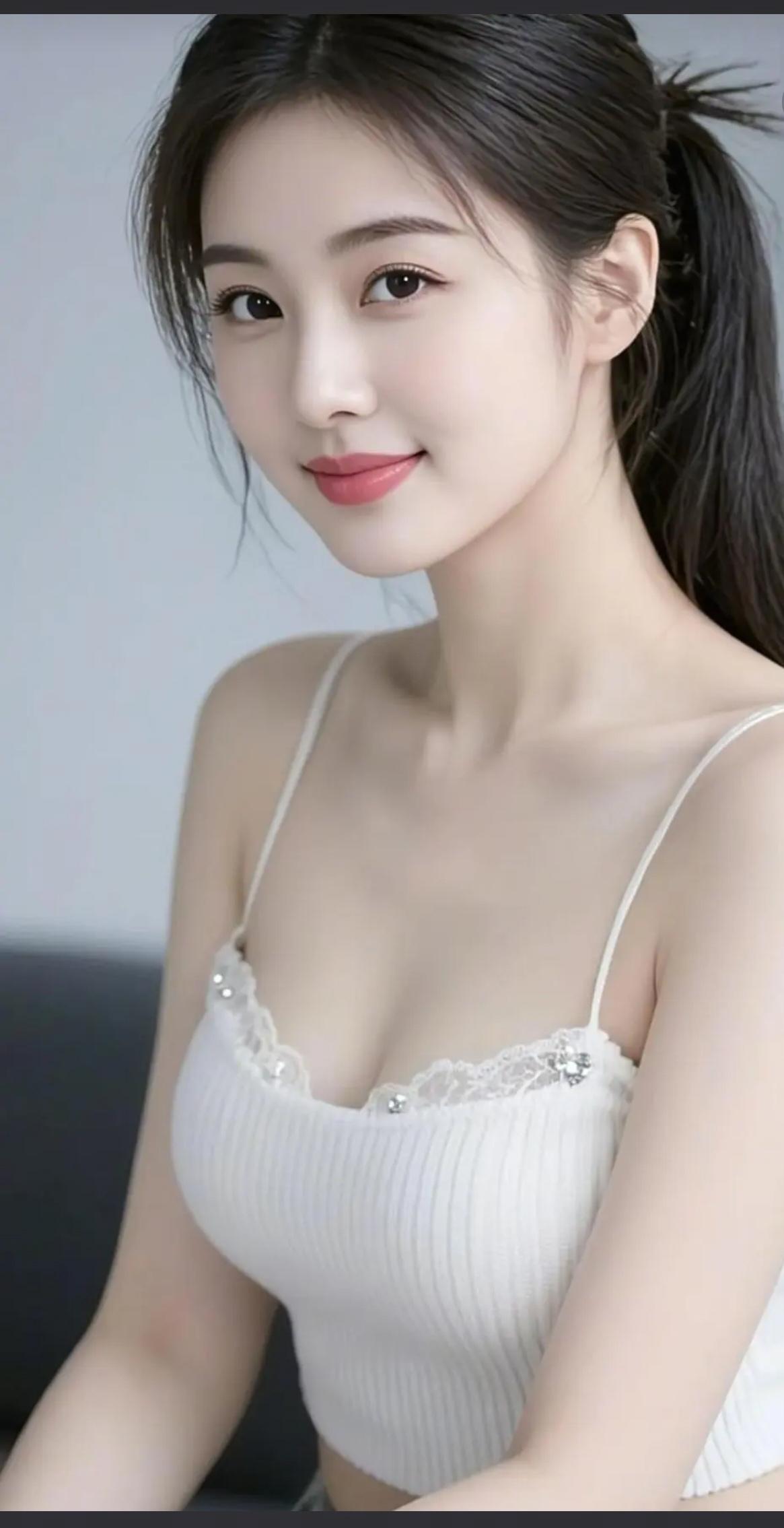 温柔微笑，清新自然