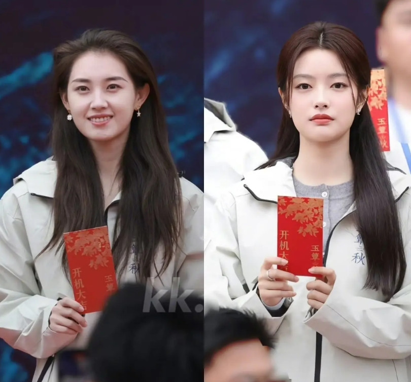 短剧演员的颜值确实比不过长剧演员！短国女顶流郭宇欣和演员徐若晗一起参加《玉簟