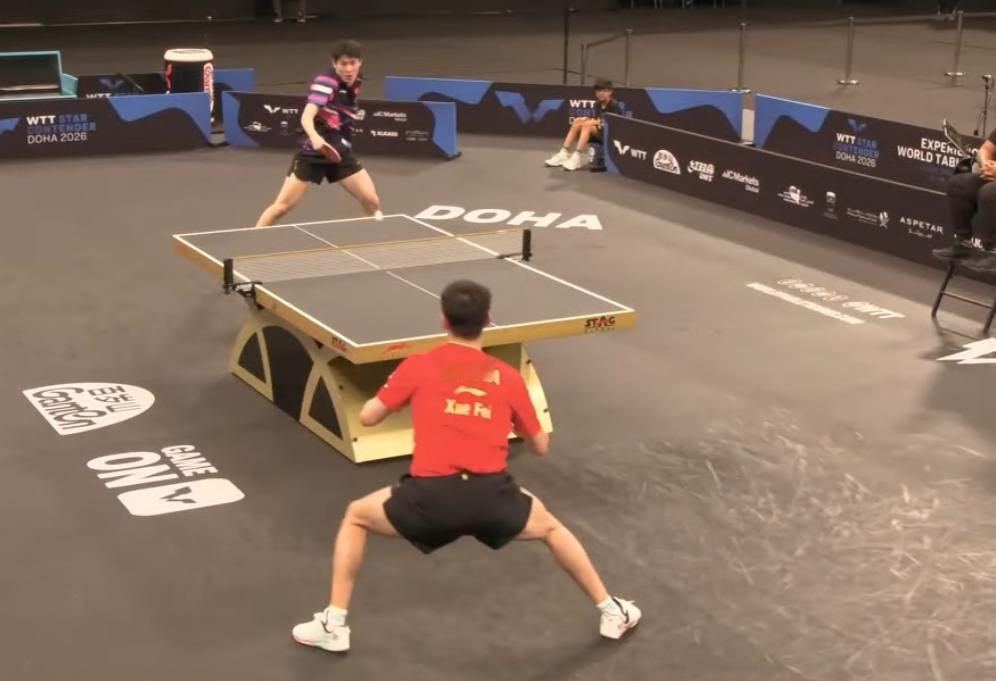 恭喜18岁小将温瑞博3:1战胜薛飞，晋级半决赛！大飞也不错，今天3:2战