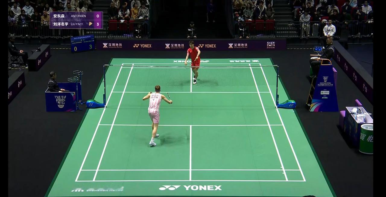 刘洋名宇鏖战三局，以1-2被安东森逆转，无缘晋级，有点可惜，但还是让我们看到了他