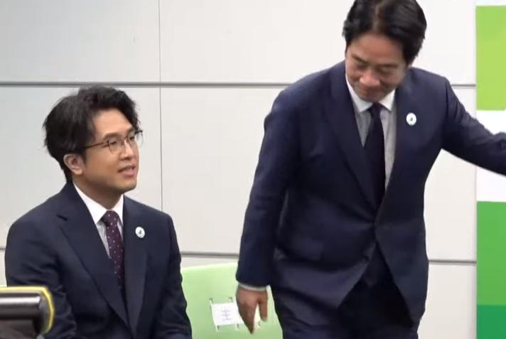 民进党今日拍板征召民进党“立委”沈伯洋参选台北市长，并举办提名记者会，身兼民进党