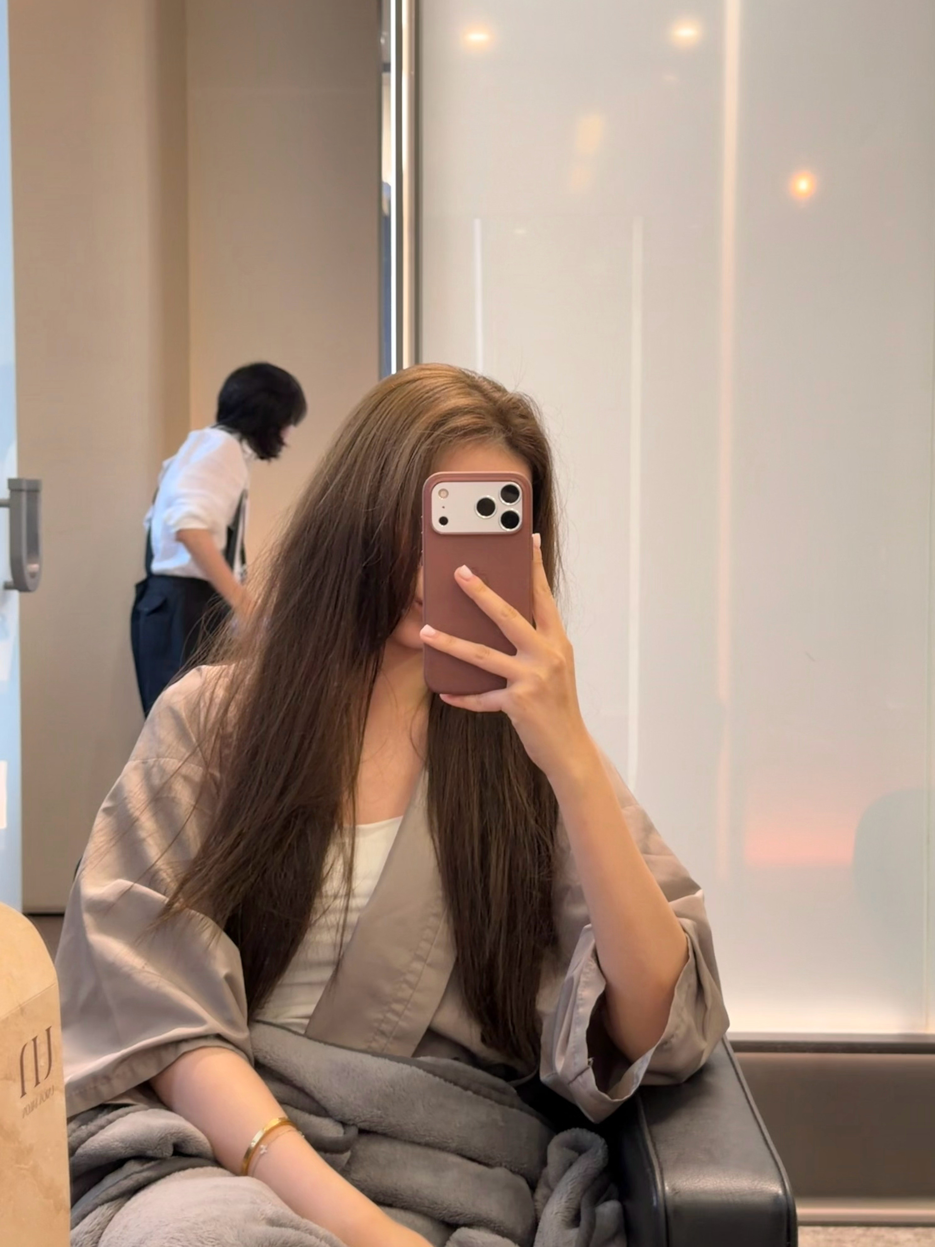 姐妹们我染了一个黄毛