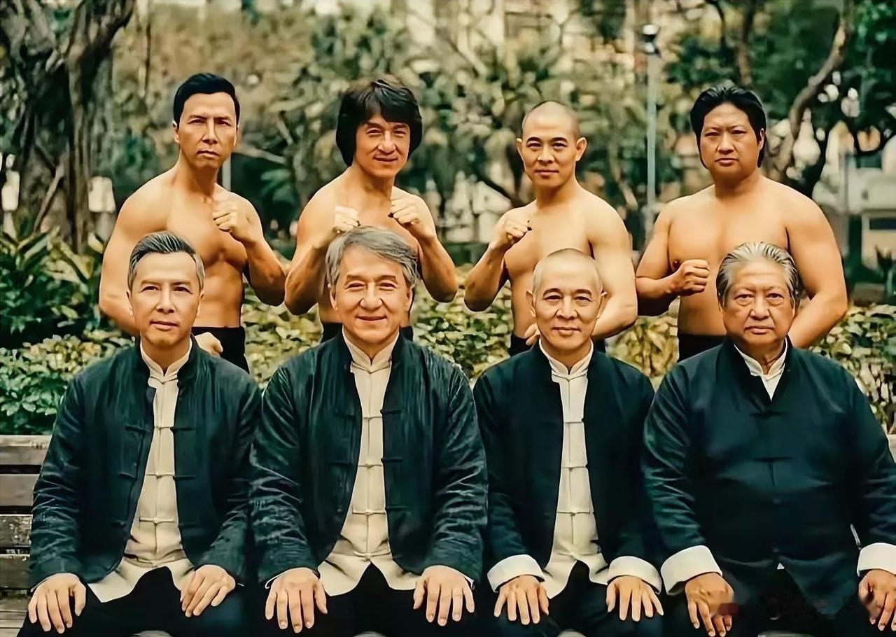 曾经的四大功夫巨星，甄子丹、成龙、李连杰、洪金宝​老照片老照片的故事晚年李