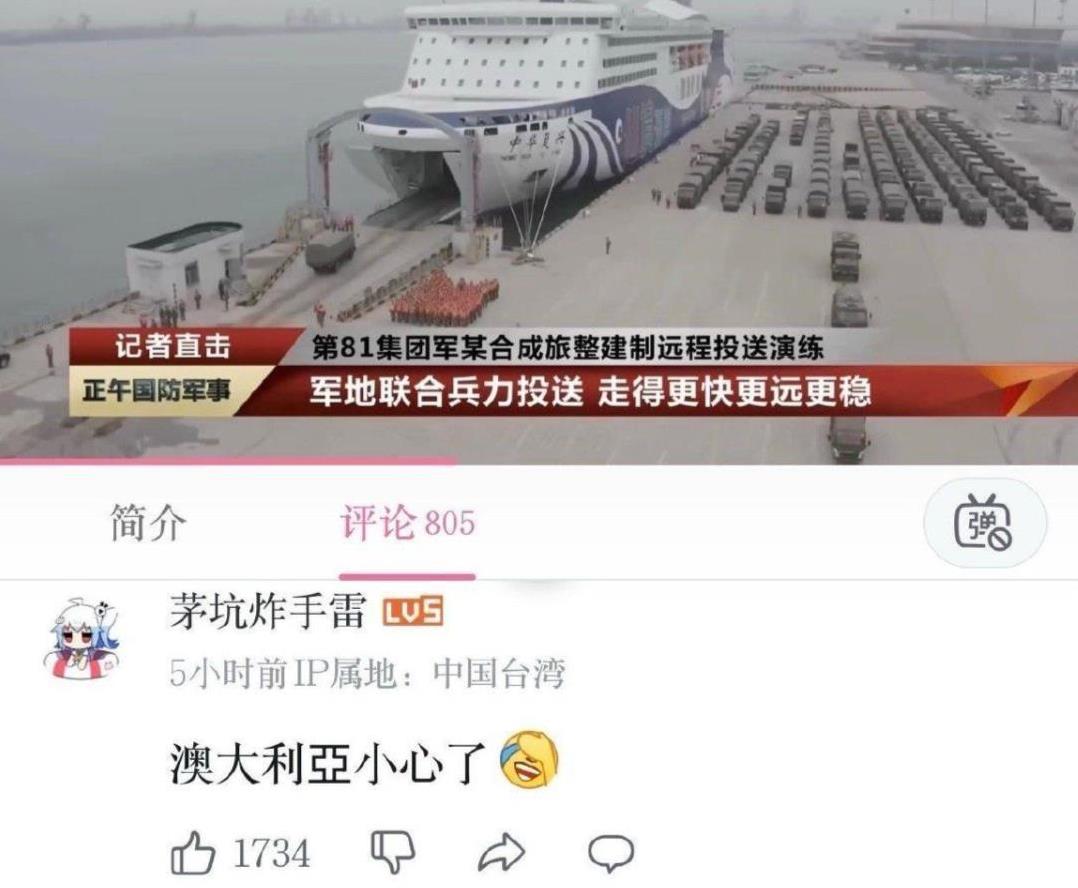 还是台湾网友的这个评论一针见血，合成旅成建制远处投送这个火力，肯定、绝对不是冲