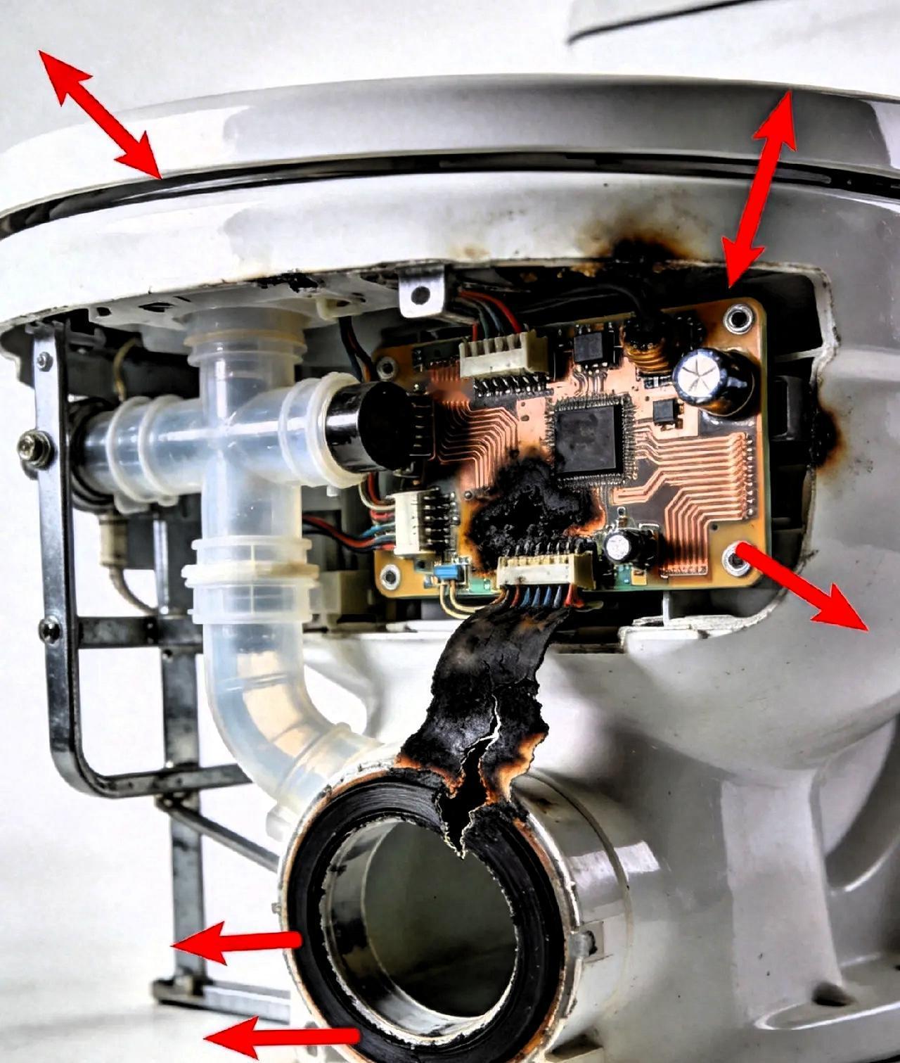 江苏常州的老李做梦都没想到，自己就上个厕所的功夫，屁股底下的马桶突然冒烟了！