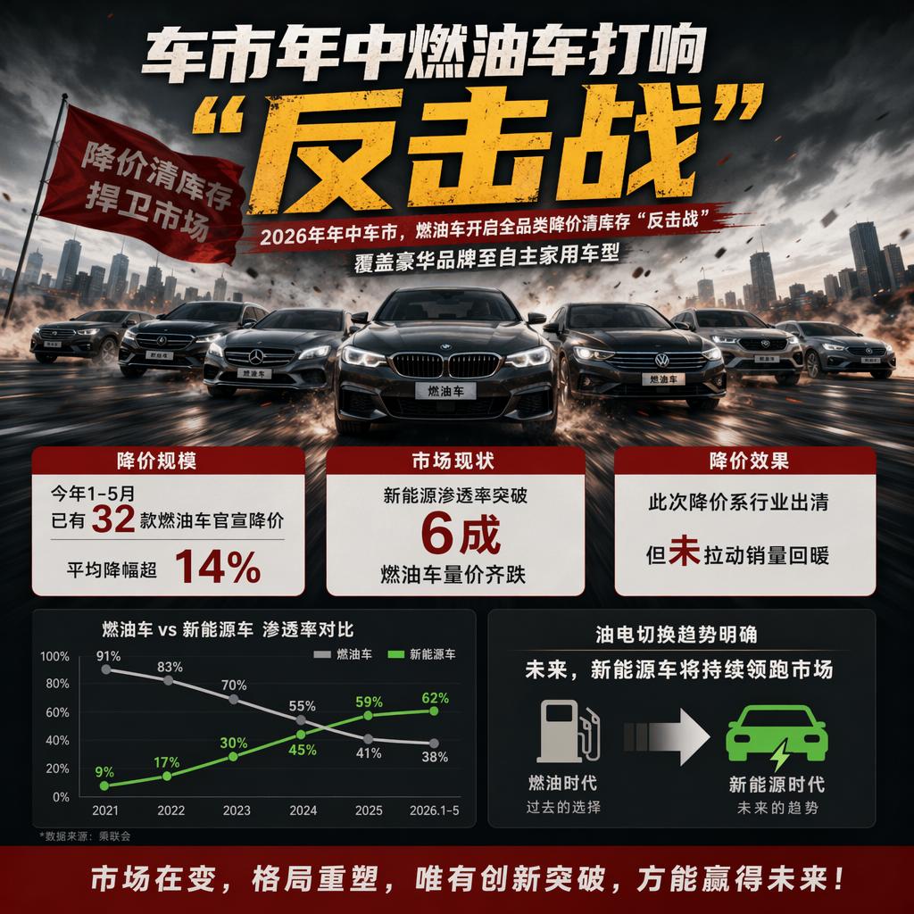 年中燃油车打响降价反击战，大幅让利却卖不动，市场早已悄悄换了逻辑🚕步入20