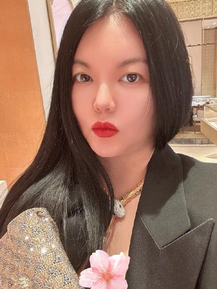 这款项链据说是李湘陪女儿王诗龄英国学习期间买的，戴上去贵气十足，非常符合她的气场