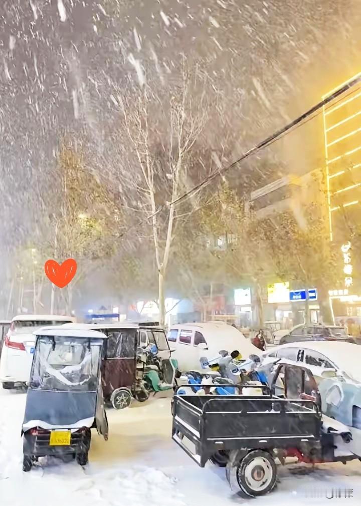 河南这场大雪，算是把中年人的狼狈全抖落出来了。昨天积雪得有10公分厚，学校中