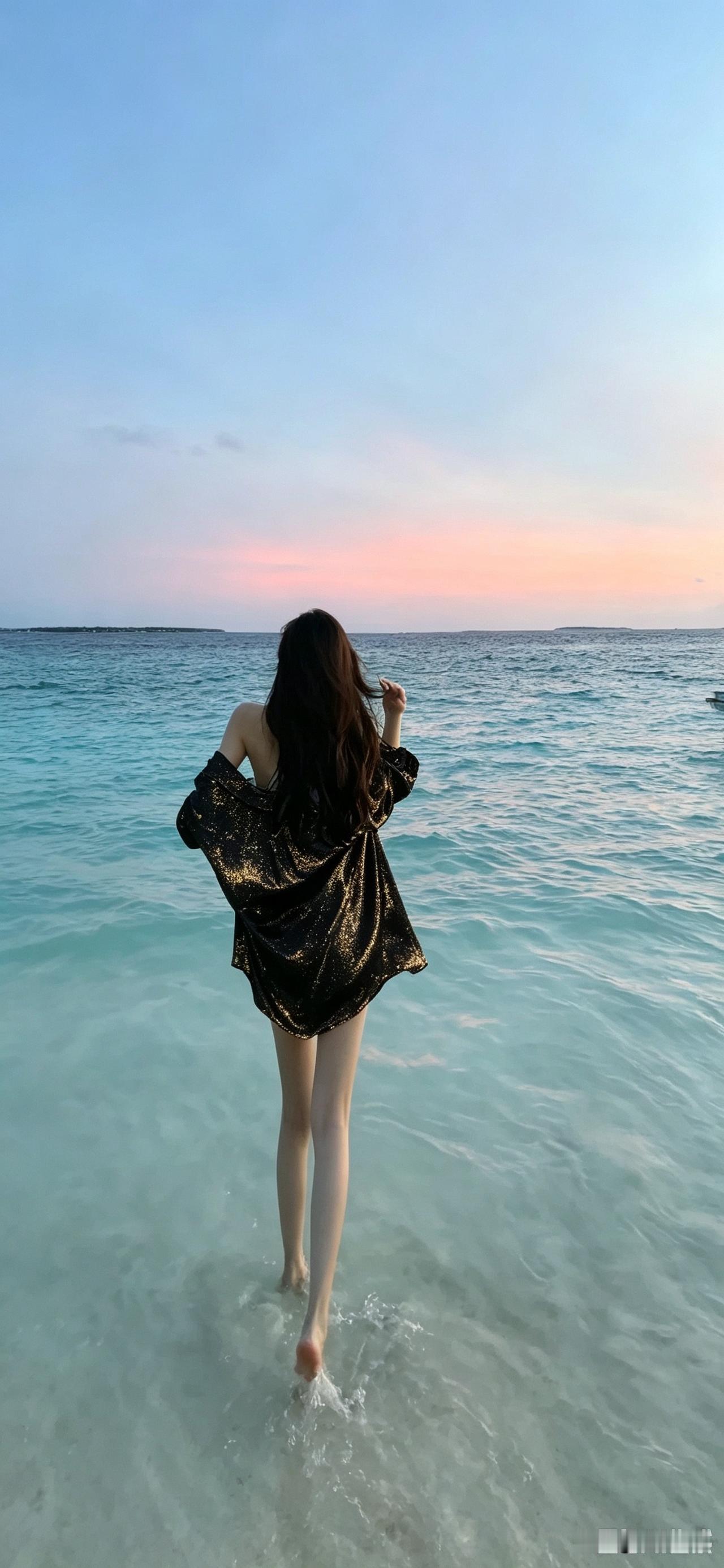 分享一张在海边的照片海边风景照片海边随自拍海边漫步照海边留念照温柔风海