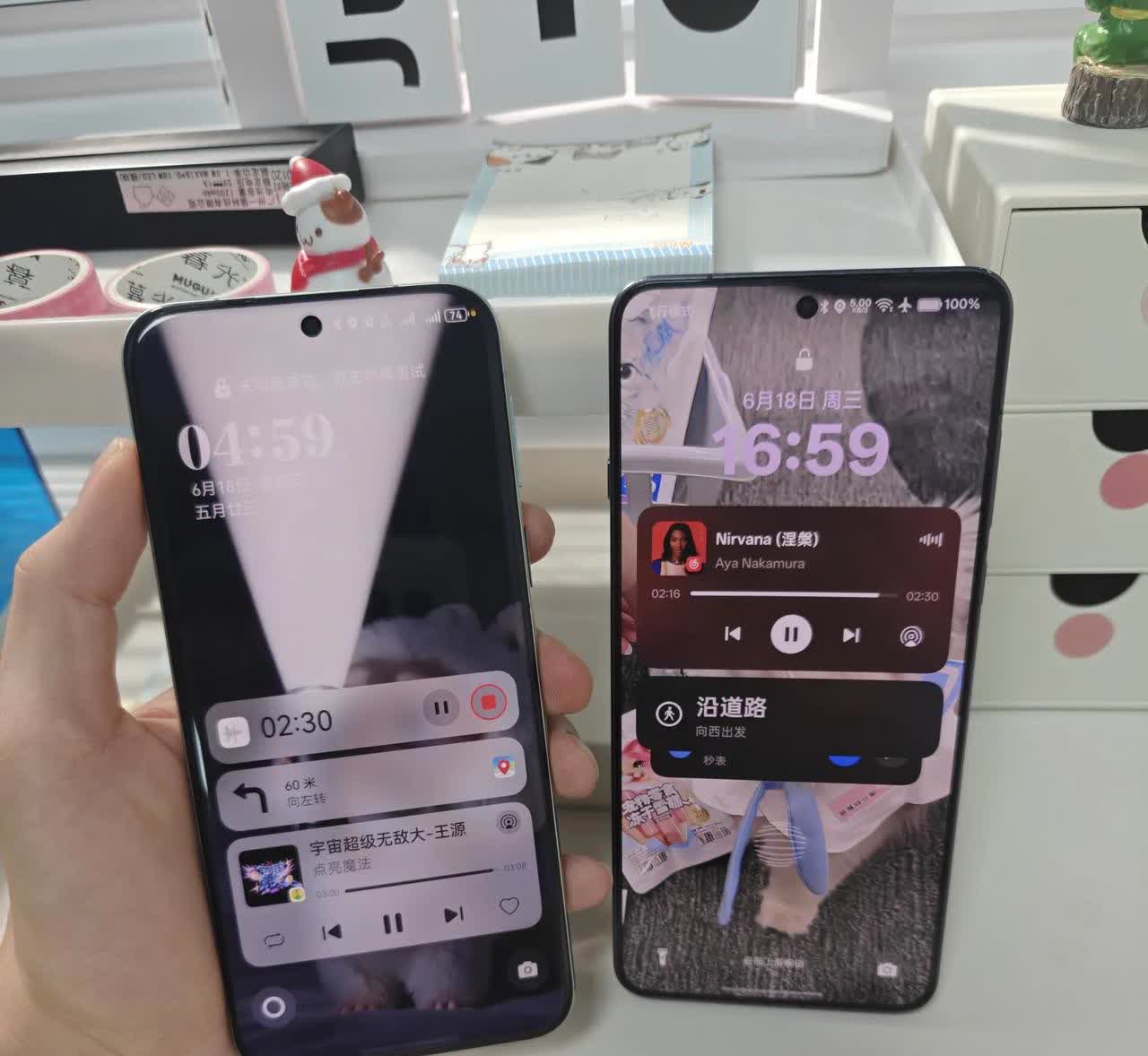 对比华为，你觉得OPPO的堆叠通知好用吗？华为Pura80Pro+的鸿