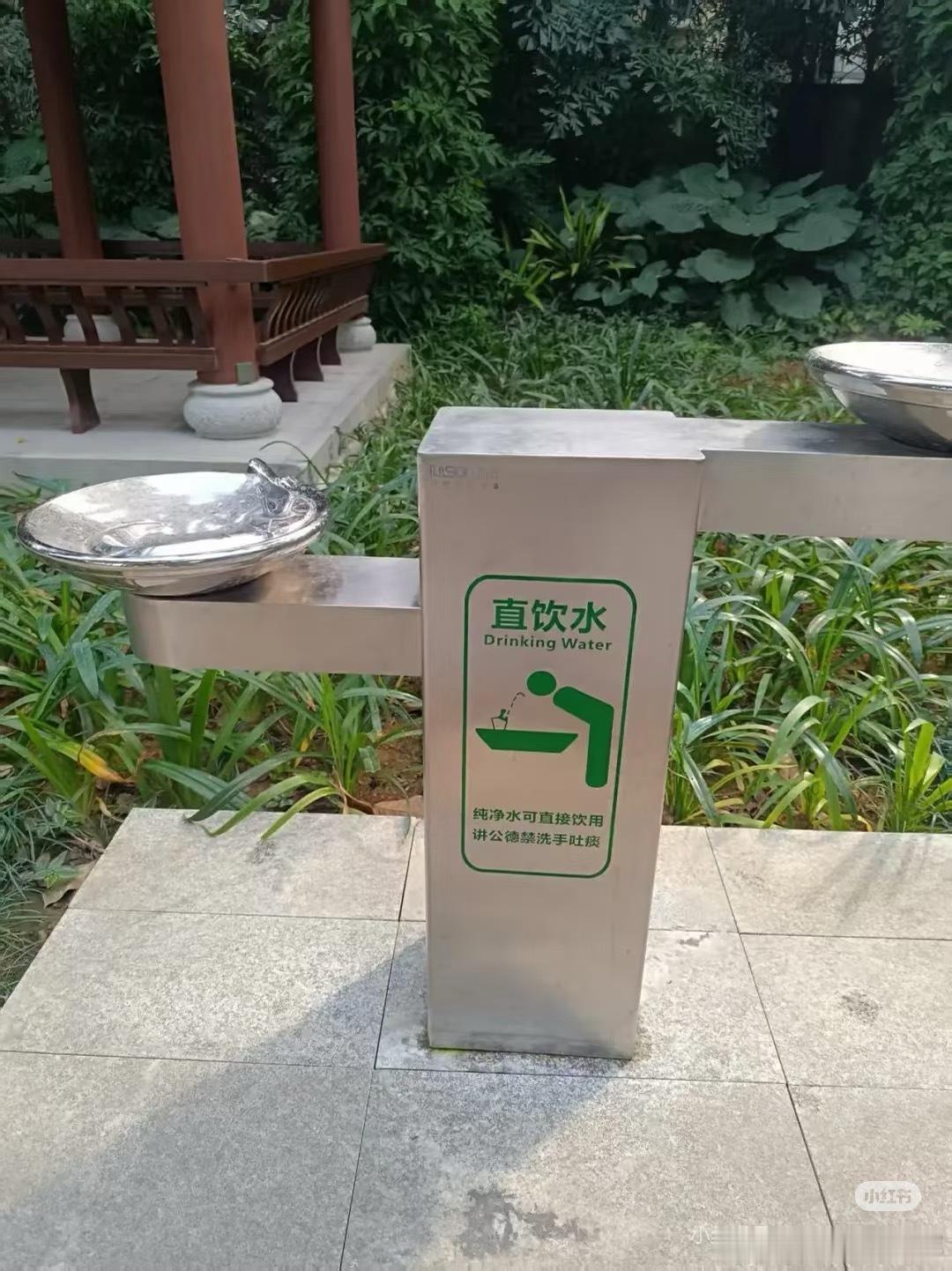 深圳湾公园回应狗喝直饮水前几年逛公园，还能碰到直饮水台出门散步不用背水杯，渴了弯