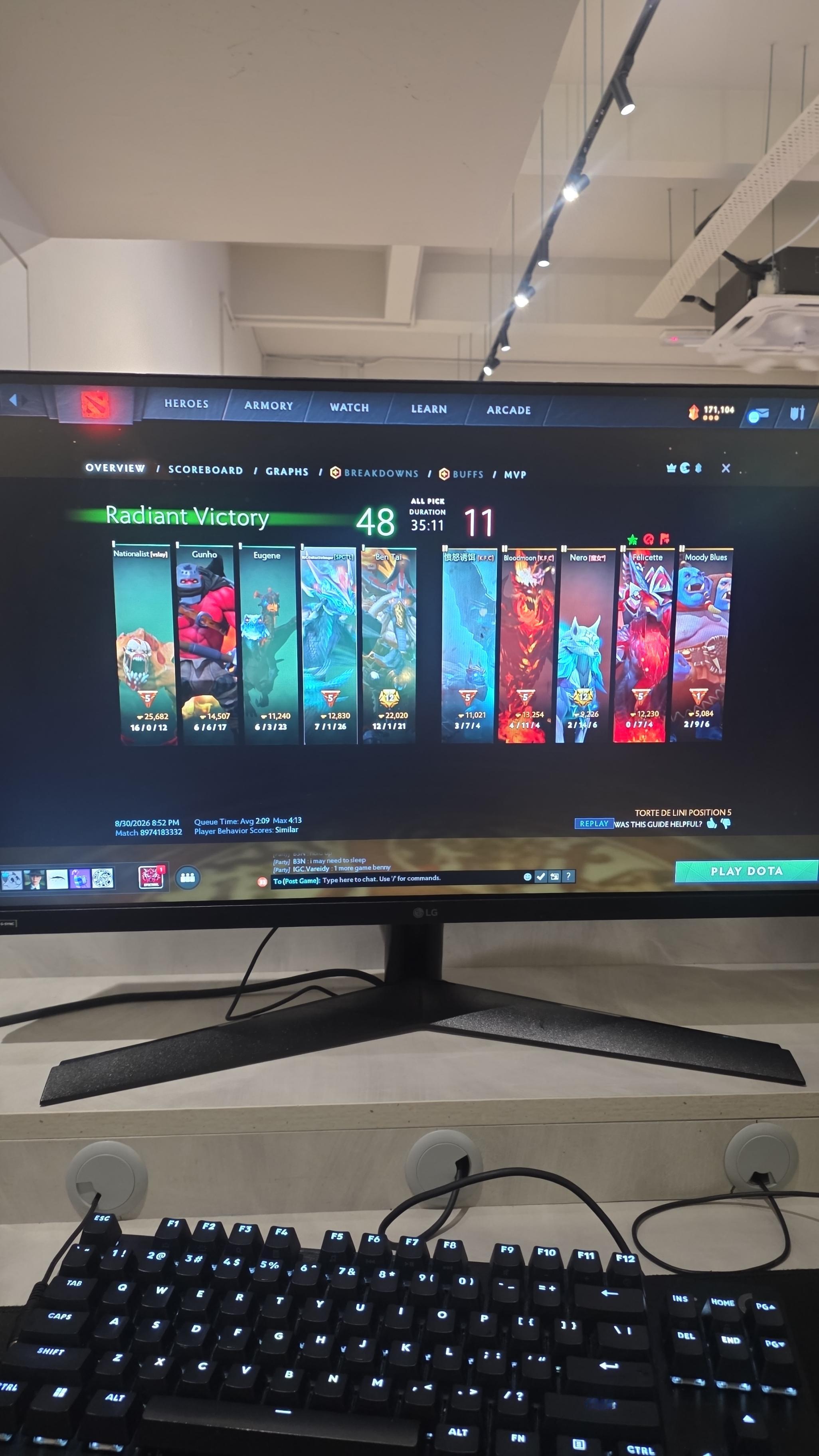国外DOTA2GuitarStrings01分享了他的一个小故事，感觉不管是哪