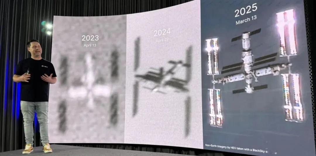 西方卫星拍摄的中国空间站VS中国卫星拍摄的国际空间站！ 中国空间站“积木